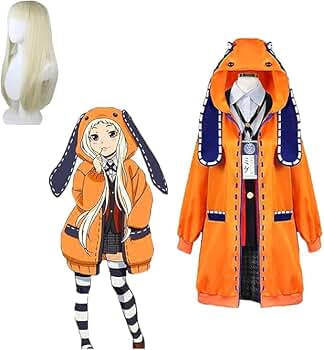 ウィッグ付き 賭ケグルイ 黄泉月るな コスプレ パーカー 制服 8点セット Amazon.co.jp: [milky time] ウィッグ付き 賭ケグルイ 黄泉月る
